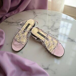 PINK STRAPPY SANDALS